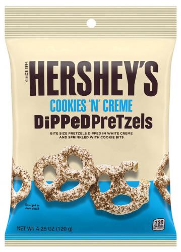 Hersheys Cookies N Creme Dipped Pretzels 120g Coopers Candy