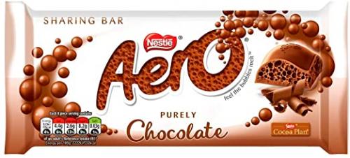 Aero Bubbly Milk Chocolate Bar 90g Coopers Candy
