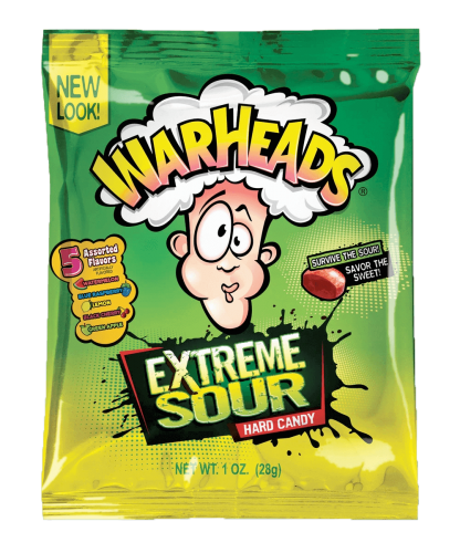 Warheads Extreme Sour Hard Candy 28g x 12st Coopers Candy