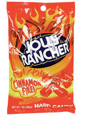 Jolly Rancher Hard Candy Cinnamon Fire Flavor
