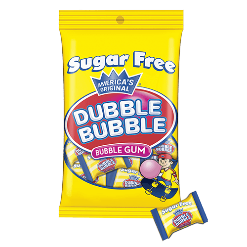 Dubble Bubble Sugar Free Gum Bag 92gram