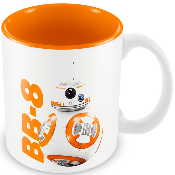 Star Wars The Force Awakens: BB 8 White Orange Ceramic Mug