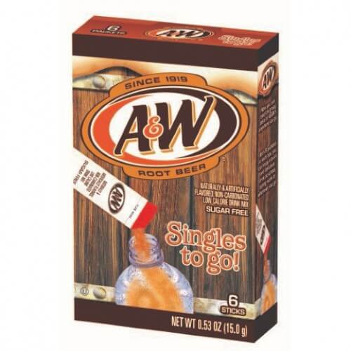 A&amp;amp;W Root Beer Singles 2 Go