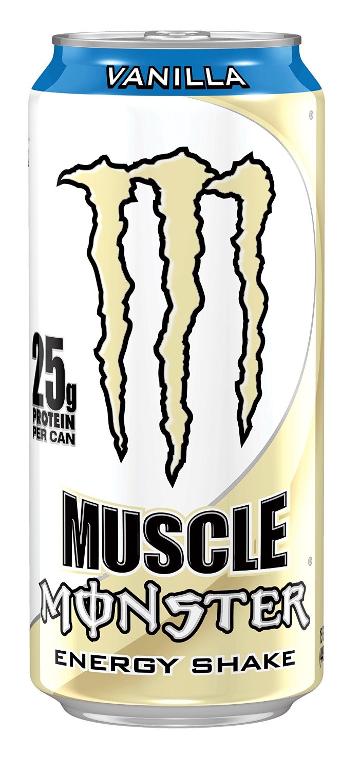 Monster Muscle Vanilla Energy Shake 443ml