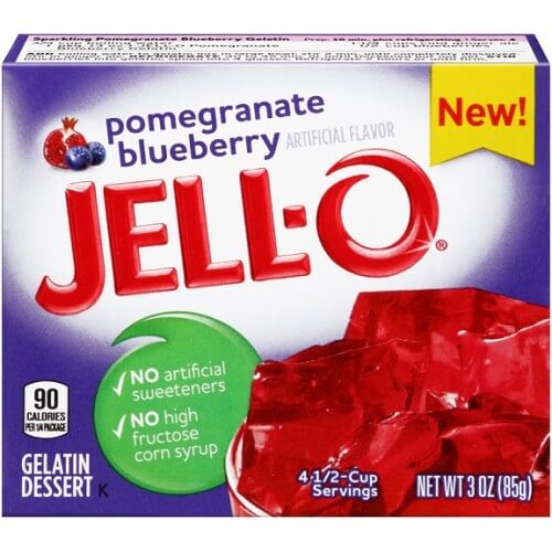 Jello Pomegranate Blueberry 85g