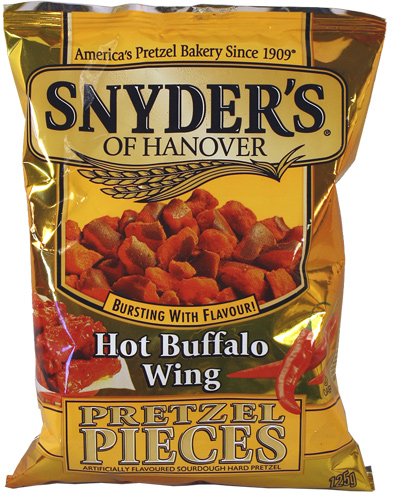 Snyders Hot Buffalo Wing Pretzels Pieces 125gram