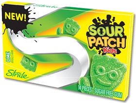 Stride Sour Patch Kids Lime Chewing Gum