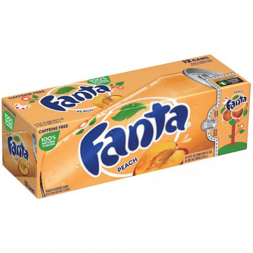 Fanta Peach 355ml 12-pack Coopers Candy